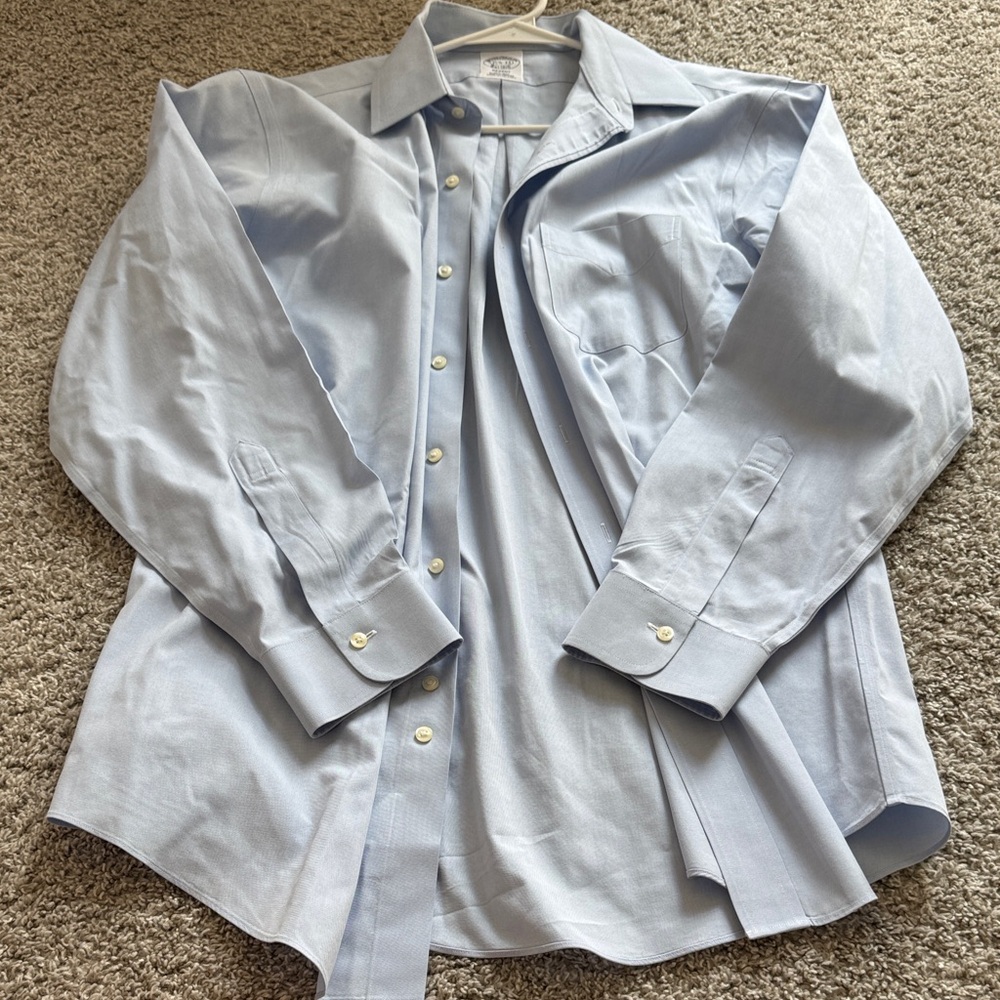 Brooks Brothers Light Blue Button-Up Shirt Regent